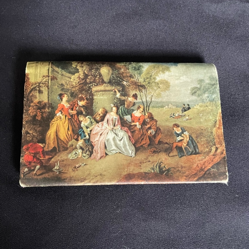 Vintage Renaissance Art Print Silk Wallet Made in Italy